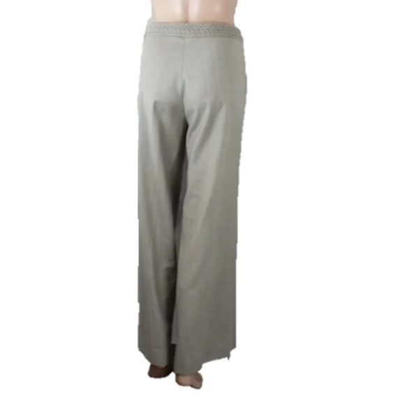 Barbara Bui Initials Beige Wide Leg Pants - Picture 4 of 7
